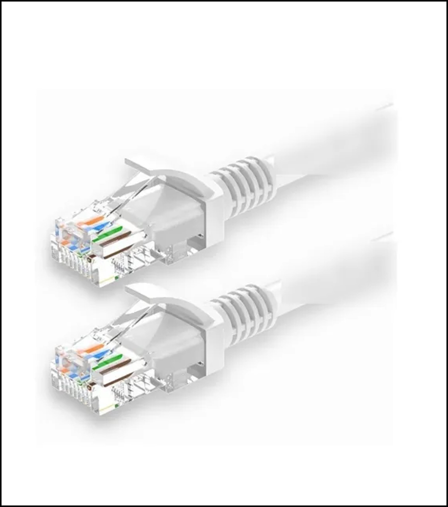 Cable De Red Ponchado 1m