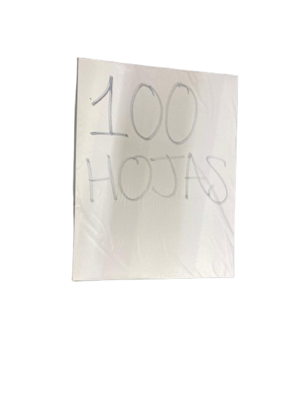PAQUETE DE 100 HOJAS BLANCAS
