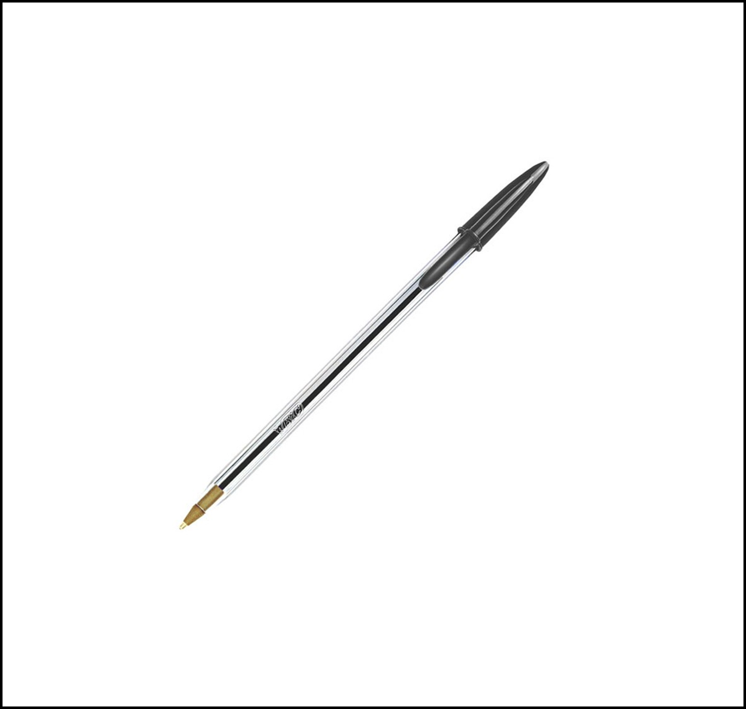 PLUMA PUNTO MEDIANO NEGRO