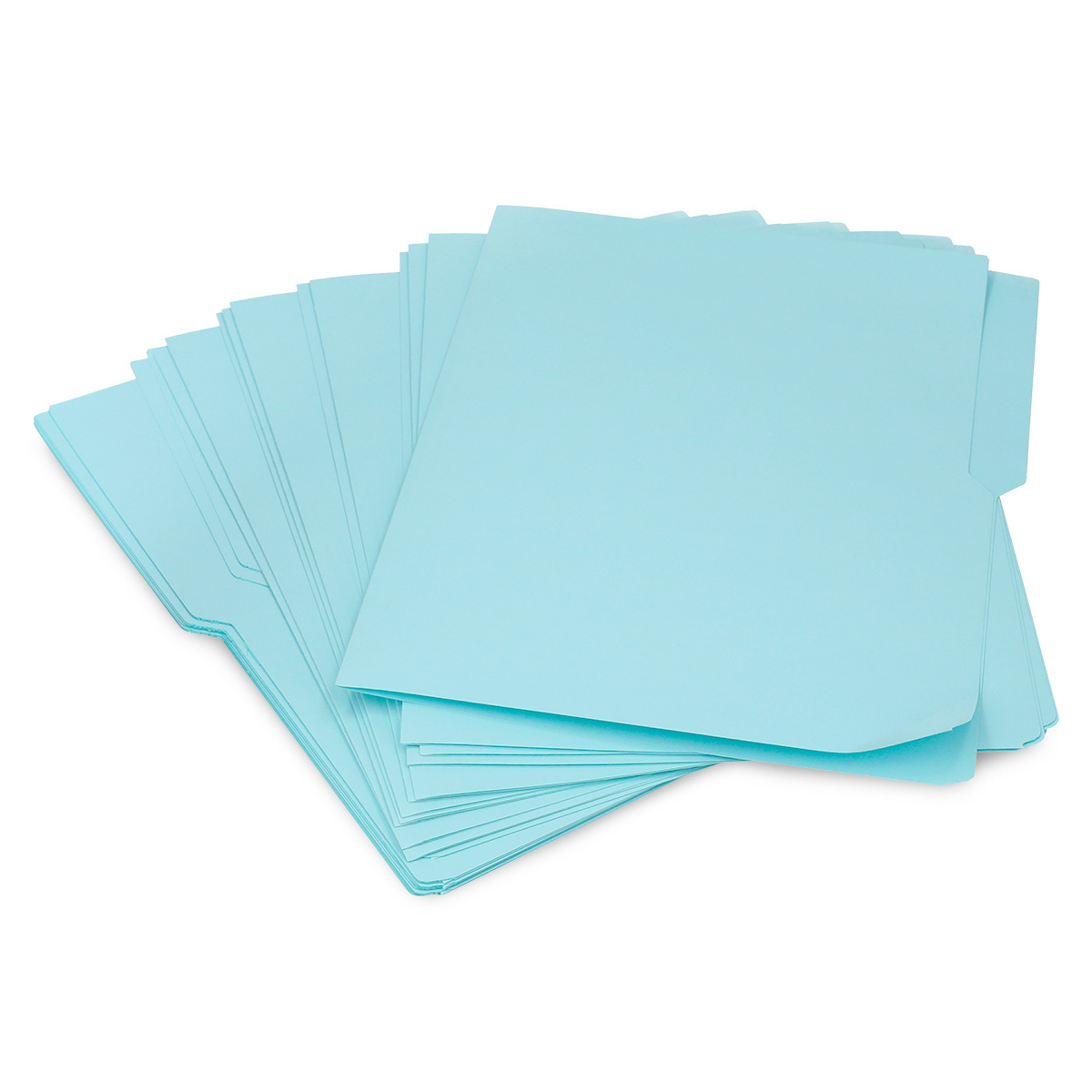 FOLDER CARTA AZUL