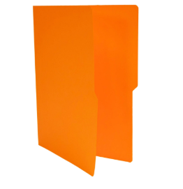 FOLDER CARTA NARANJA